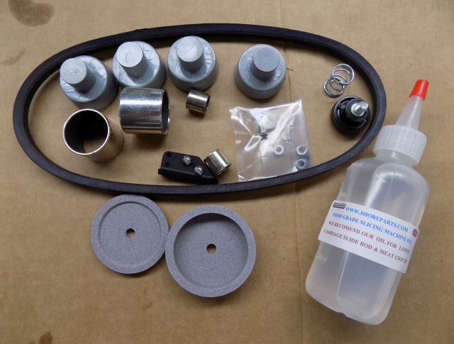 Berkel 807-817  Better Repair Kit New Feet-A3000-1-4722-3A Knife Bolt Spacer Kit-Blade Cleaner -3875